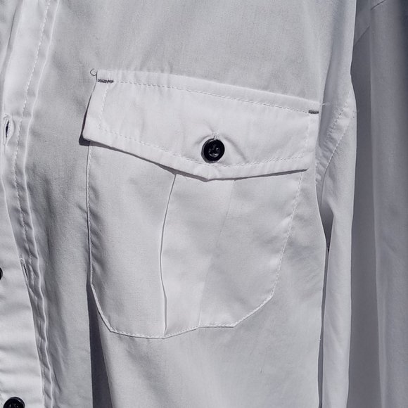 Bruno white button down long sleeve shirt - Picture 11 of 11